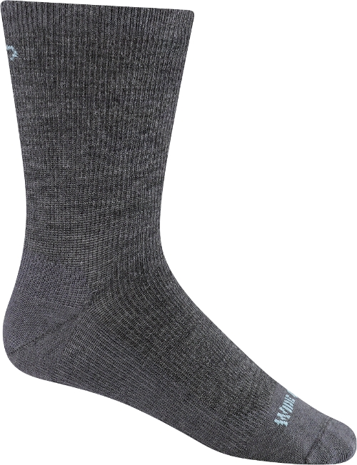 GRAY SOLID BASIC LIGHTWEIGHT CREW